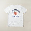 White Penticton Bound Tee - Flat Lay